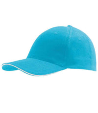 Turquoise Blue/White