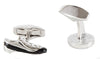 Football & Boot Engravable Back Cufflinks by Dalaco