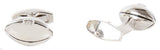 Rugby Ball Engravable Back Cufflinks by Dalaco