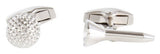 Golf Ball & Tee Engravable Back Cufflinks by Dalaco