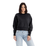 Next Level Apparel Womens Heavyweight Cropped Length Sweatshirt N9087