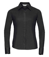 Russell Athletic Collection Ladies Long Sleeve Fitted Poplin Shirt 924F