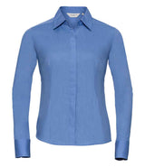 Russell Athletic Collection Ladies Long Sleeve Fitted Poplin Shirt 924F