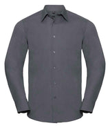 Russell Athletic Collection Long Sleeve Tailored Poplin Shirt 924M