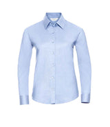 Russell Athletic Collection Ladies Long Sleeve Easy Care Oxford Shirt 932F