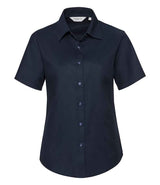 Russell Athletic Collection Ladies Short Sleeve Easy Care Oxford Shirt 933F