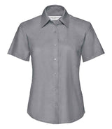 Russell Athletic Collection Ladies Short Sleeve Easy Care Oxford Shirt 933F