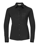 Russell Athletic Collection Ladies Long Sleeve Easy Care Cotton Poplin Shirt 936F