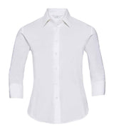 Russell Athletic Collection Ladies 3/4 Sleeve Easy Care Fitted Shirt 946F