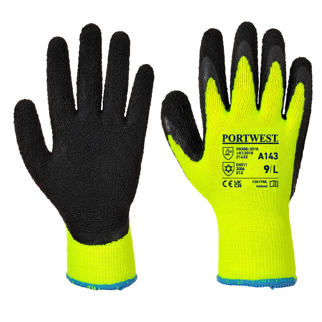 Portwest Cold 10 Latex Foam Glove A143