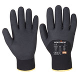 Portwest Cold 15 Nitrile Sandy 3/4 Dipped Glove A146