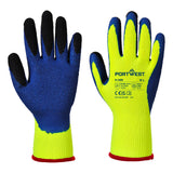 Portwest Cold 7 Latex Crinkle Finger Dipped Glove A185