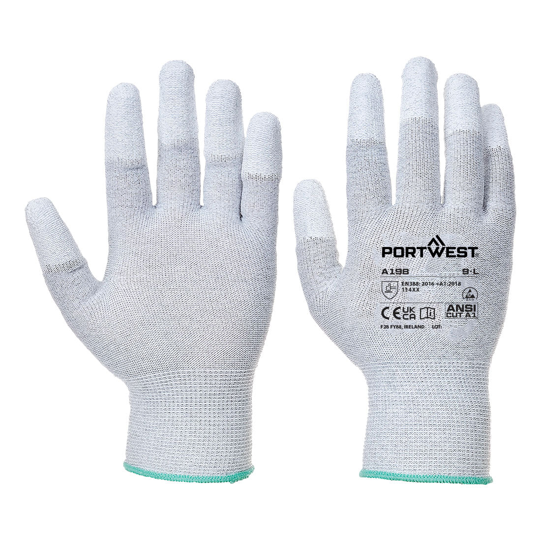 Portwest ESD 13 PU Fingertip Glove A198