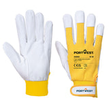 Portwest Leather 110 Grain Palm Mechanical Glove A250