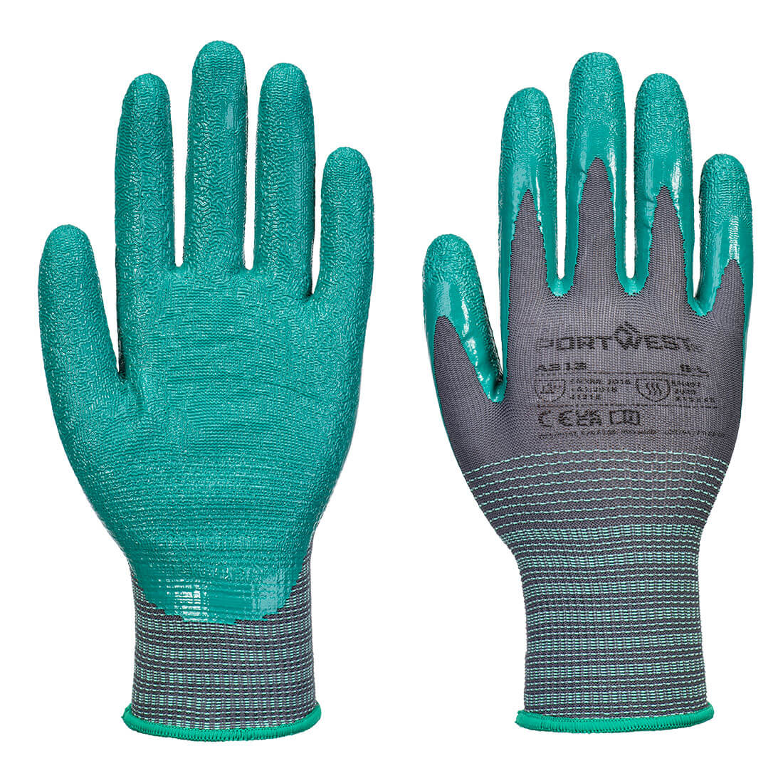 Portwest Grip 15 Nitrile Crinkle Glove (Pk12) A313