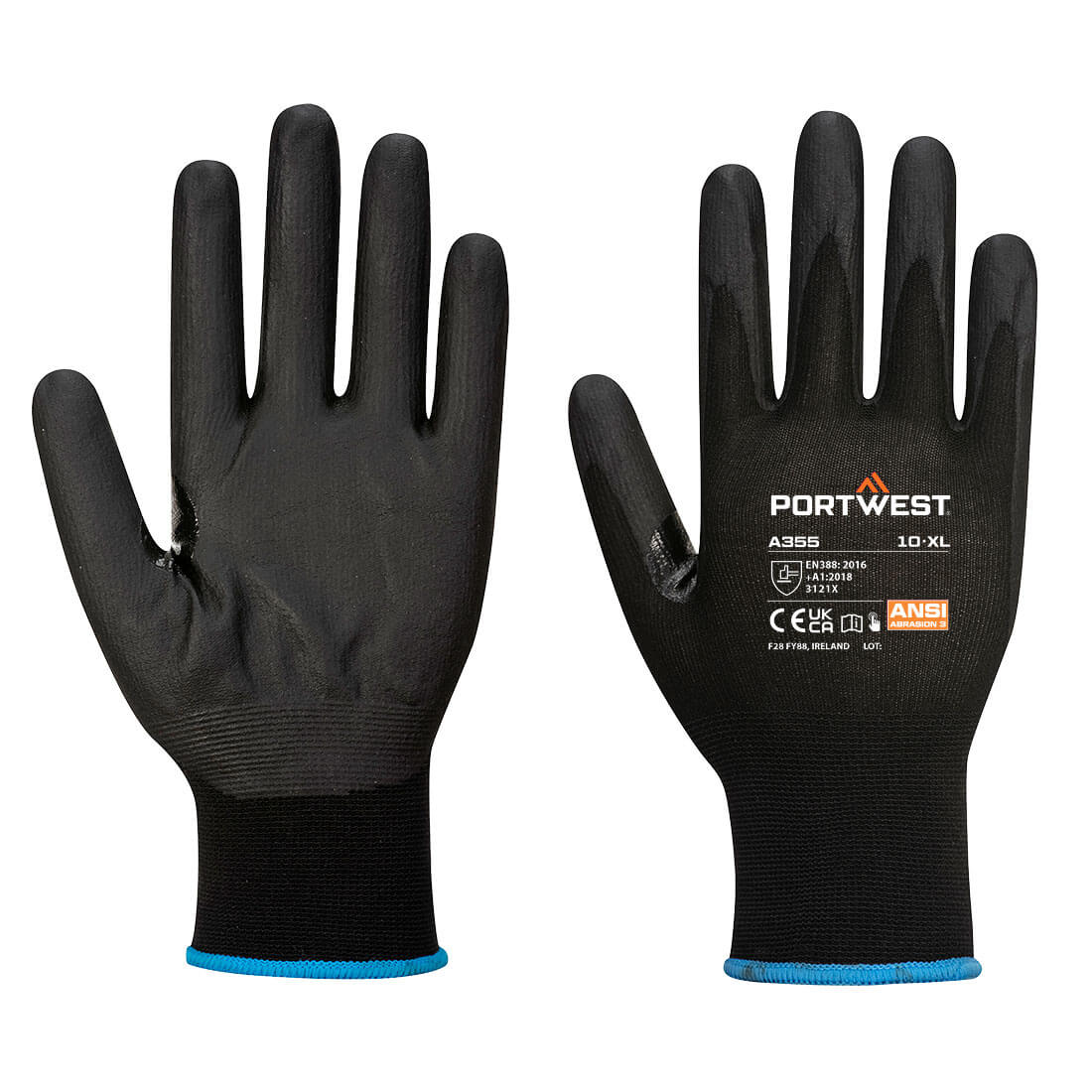 Portwest Grip 15 Nitrile Foam Touchscreen Glove (Pk12) A355