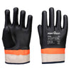 Portwest Grip PVC Sandy Double Dipped Glove A402 Black/Orange L