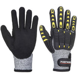 Portwest Impact C13 Nitrile Sandy Reinforced Palm Glove A722