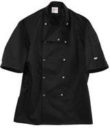 ADC Short Sleeve Coolmax Chefs Jacket AF005 - Black