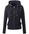 Anthem Ladies Organic Full Zip Hoodie AM004 - Black