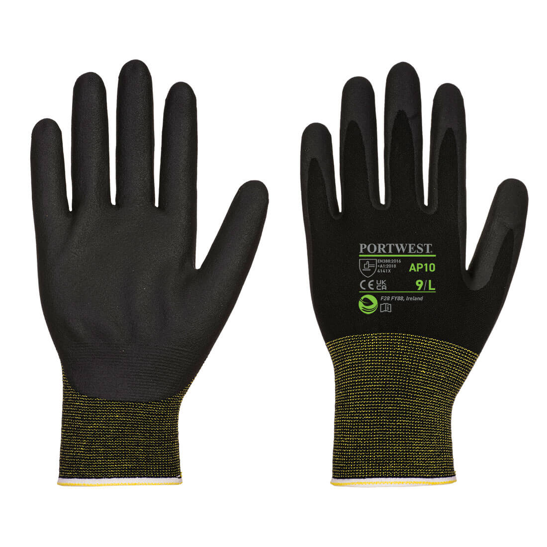Portwest Grip 15 Foam Nitrile Bamboo Glove (Pk12) AP10