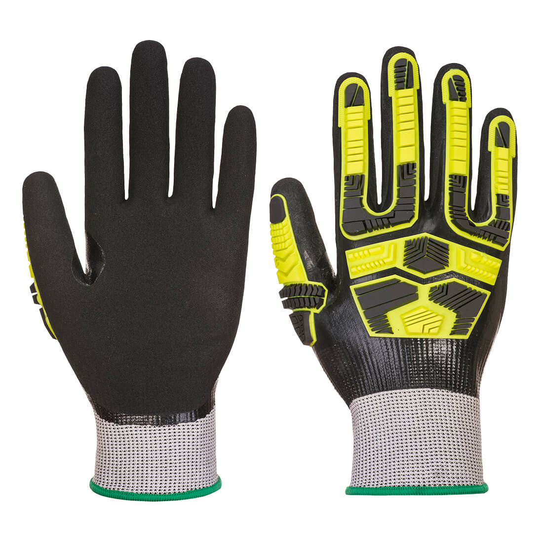 Portwest Impact D18 Nitrile Sandy TPR Waterproof Glove AP55
