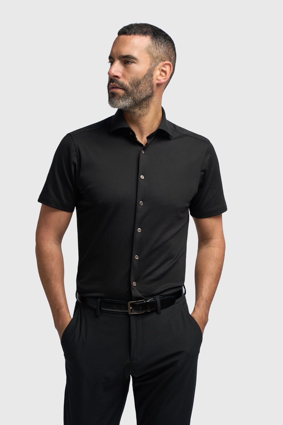 Ashley Short Sleeve Shirt - Black