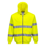 Portwest Hi-Vis Zip Front Hoodie B305