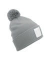 Beechfield Appliqué patch pom beanie B338R