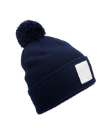 Beechfield Appliqué patch pom beanie B338R