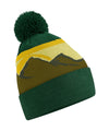 Beechfield Mountain peaks pom pom beanie B395R