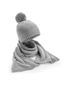 Beechfield Knitted scarf and beanie gift set B401R
