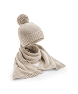 Beechfield Knitted scarf and beanie gift set B401R
