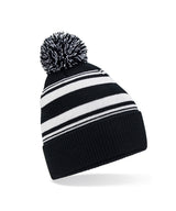 Beechfield Striped fan beanie B473R