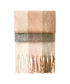 Beechfield Fluffy check scarf B494R