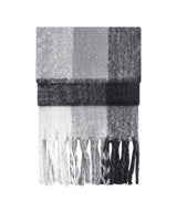 Beechfield Fluffy check scarf B494R