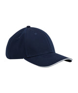 Beechfield EarthAware® classic organic cotton 6-panel cap – sandwich peak B820C