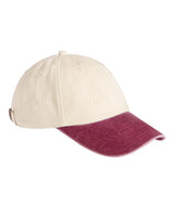 Beechfield Contrast peak low-profile vintage cap BC673