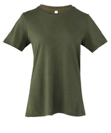 Bella+Canvas Women's relaxed Jersey short sleeve tee - Military Green