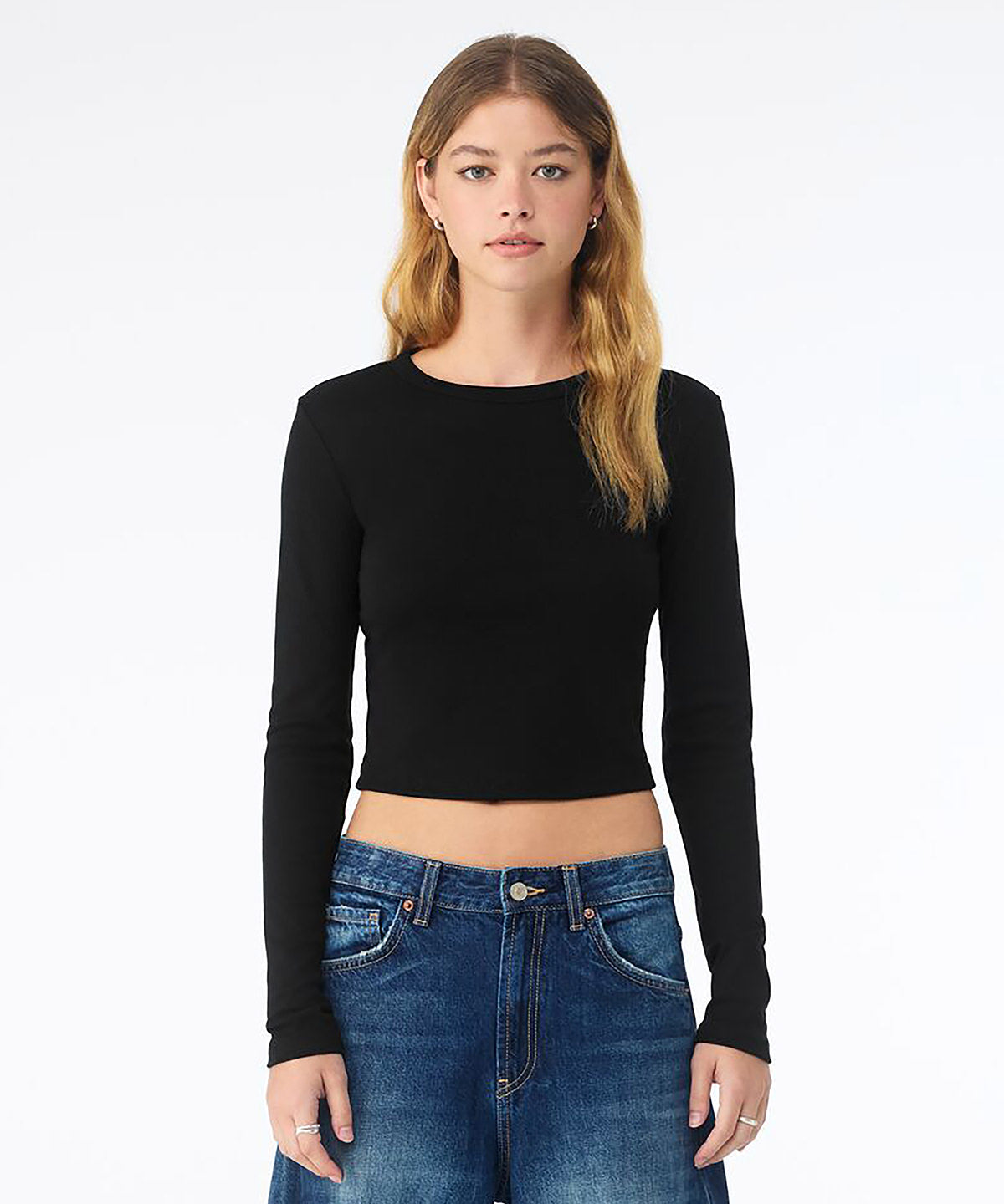 Bella+Canvas Women’s micro rib long sleeve baby t-shirt - main image