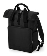 Bagbase Recycled twin handle roll-top laptop backpack BG18L