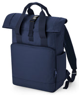 Bagbase Recycled twin handle roll-top laptop backpack BG18L