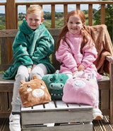 Brand Lab Kids Character Cushion Hooded Blanket BH103