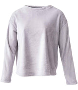Brand Lab Ladies Plush Fleece Crew Neck Sweatshirt BH210
