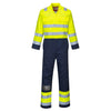 Portwest Bizflame Work Hi-Vis Contrast FR Coverall BIZ7