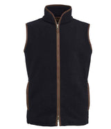 Brook Taverner Unisex Cincinnati Fleece Gilet BK525 - Gunmetal front view
