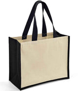 Brand Lab Jute and Canvas Shopper BR101