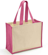 Brand Lab Jute and Canvas Shopper BR101