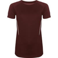 Burgundy/White