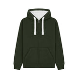 Cotton Ridge - Comet Ultra Premium Zip Hoodie - Bottle Green